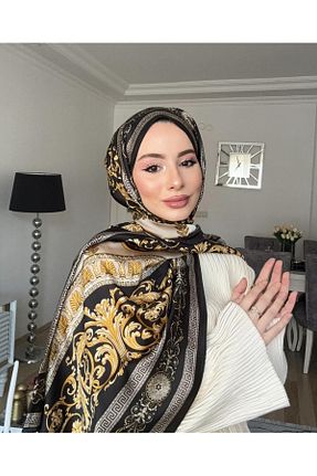 شال مشکی زنانه ابریشم diorel - کد 881685051