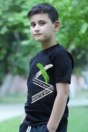 تیشرت مشکی بچه گانه رگولار FYK KİDS - کد 320265394