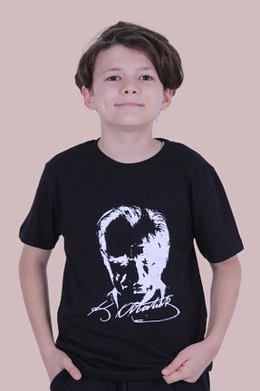 تیشرت مشکی بچه گانه رگولار panios kids - کد 893566617