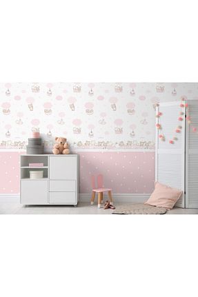 کاغذ دیواری صورتی Yapışkan Gerekli SURYA - کد 892449427