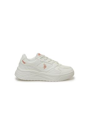 کفش پیاده روی سفید زنانه چرم مصنوعی U.S. Polo Assn. - کد 881929360