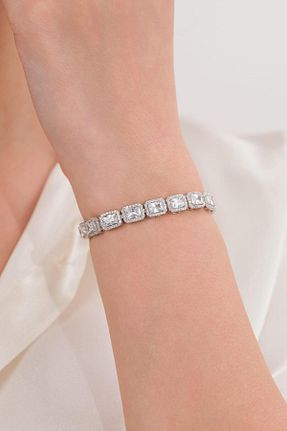 دستبند نقره زنانه 925 عیار Tmt Silver - کد 892374132