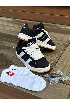 کفش اسنیکر مشکی زنانه بند دار Klay Shoes - کد 892461022