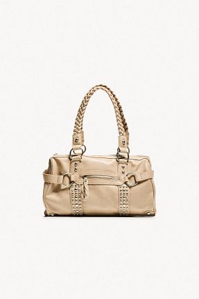 کیف دستی بژ زنانه Bershka - کد 892411437