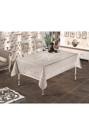 رومیزی بژ پلی استر homease - کد 893591274