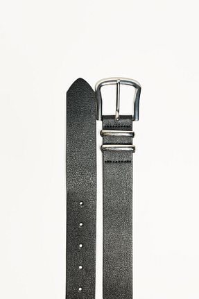کمربند مشکی زنانه پلی اورتان Bershka - کد 892411455