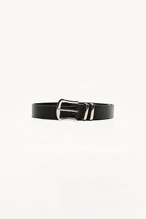 کمربند مشکی زنانه پلی اورتان Bershka - کد 892411455