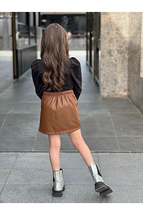 ست بالاتنه و پائین تنه مشکی بچه گانه بافتنی Genel Markalar - کد 659111273