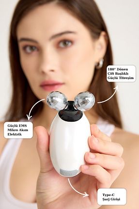 ابزار ماساژ صورت سفید Elektronik Cyrina - کد 893595653