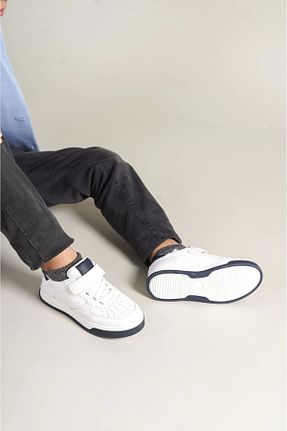 کفش اسنیکر سفید مردانه بند دار Chekich - کد 843216393