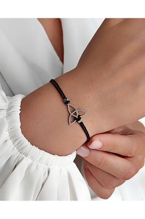 دستبند نقره سفید زنانه 925 عیار MEKS PRIVE - کد 892428918