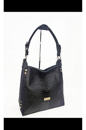 کیف دوشی مشکی زنانه چرم مصنوعی eflanmoda - کد 892469179