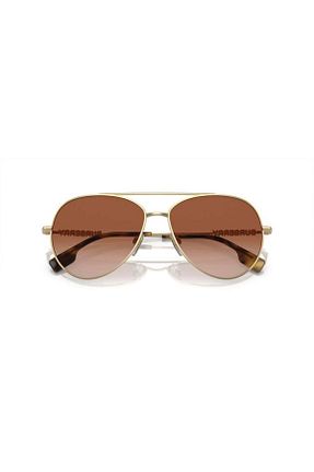 عینک آفتابی قهوه ای زنانه UV400 Burberry - کد 845677134