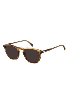 عینک آفتابی قهوه ای مردانه UV400 David Beckham - کد 871266904