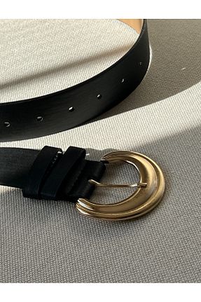 کمربند مشکی زنانه چرم مصنوعی Cholyn - کد 893718441