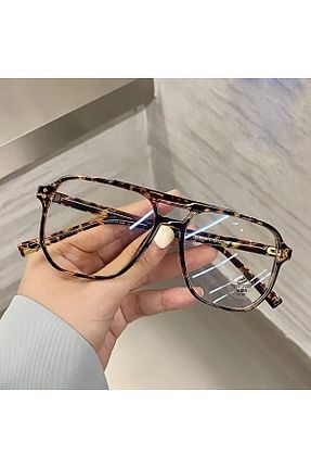 عینک محافظ نور آبی قهوه ای زنانه 64 İthal - کد 892406915