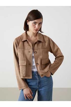 کت قهوه ای زنانه Loose LC Waikiki - کد 892439332