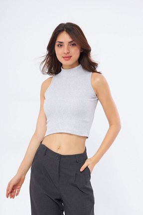 بلوز طوسی زنانه ساده Oyga - کد 851110709