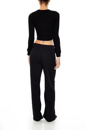 پائین تنه راحتی مشکی زنانه پنبه ای Forever 21 - کد 892508956