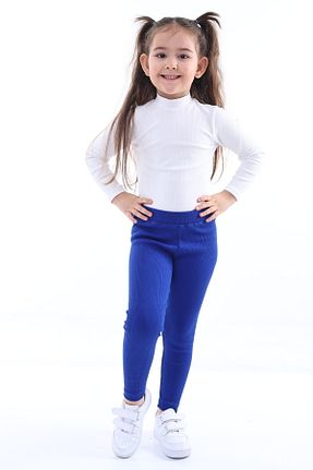 ساق شلواری آبی بچه گانه بافت Kyex - کد 893723311