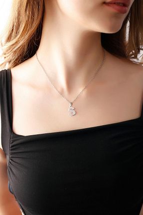 گردنبند جواهر رنگی زنانه رودیوم MATYA JEWELERY - کد 893721404