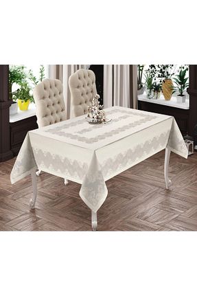 رومیزی بژ پلی استر homease - کد 893735574