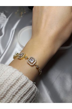 دستبند استیل (فولاد) زرد استیل (فولاد) MyCarya Jewelry - کد 892480528