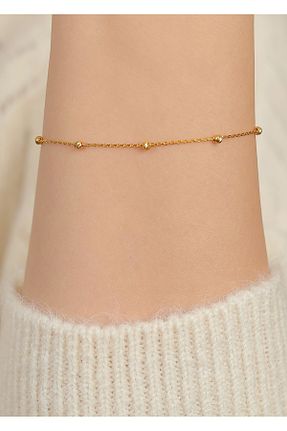 دستبند طلا زرد زنانه 22 عیار kuyumcu nurettin - کد 857537349