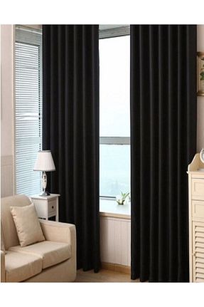 پرده زمینه مشکی پلی استر Home tekstil - کد 409975178