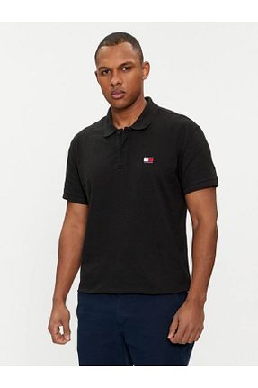 پولوشرت مشکی مردانه پارچه Tommy Hilfiger - کد 788843469
