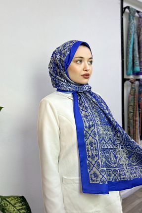 شال بنفش زنانه پنبه ای hkpolo - کد 892572713