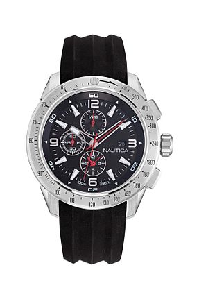 ساعت مچی مشکی مردانه 44 میلی متر Nautica - کد 232148337