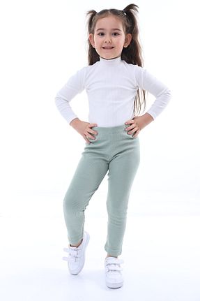 ساق شلواری فیروزه ای بچه گانه بافت Kyex - کد 893892629