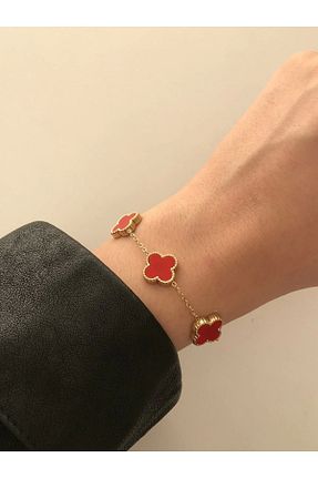 دستبند استیل (فولاد) طلائی زنانه استیل ضد زنگ Opia JEWELRY - کد 346263367