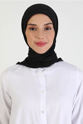 شال مشکی زنانه پنبه پلی استر HAREM SCARF - کد 893880716
