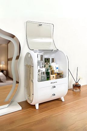 نظم دهنده جواهرات و آرایش سفید پلاستیک Miyano - کد 891649900