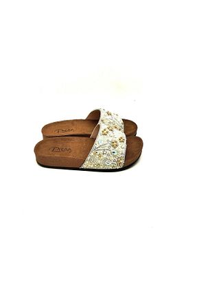 دمپائی متالیک زنانه چرم مصنوعی Pienn - کد 892604482