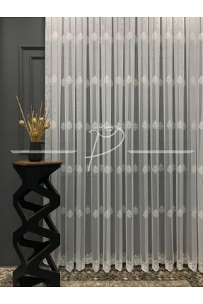 پرده توری نباتی ریل دار Taç - کد 892598162