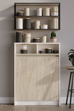 میز تحریر سفید 96 سانتی متر Decormet - کد 840081923