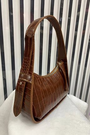 کیف دوشی قهوه ای زنانه چرم مصنوعی bag&more - کد 797077409