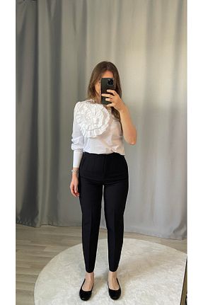 شلوار مشکی زنانه پارچه SUB Butik - کد 892594831