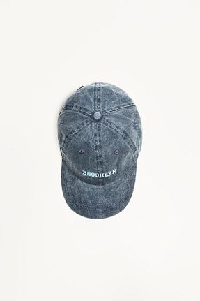 کلاه آبی زنانه پنبه ای Bershka - کد 892674672