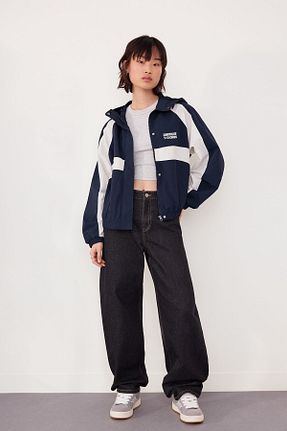 کت آبی زنانه اسلیم Bershka - کد 892679754