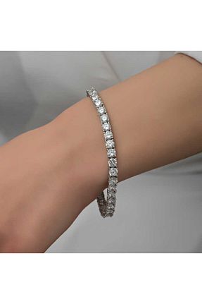 دستبند نقره زنانه 925 عیار Caseras - کد 894087091
