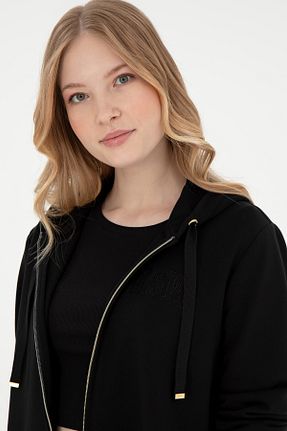 سوئیشرت مشکی زنانه ساده U.S. Polo Assn. - کد 880573067
