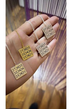 گردنبند نقره رنگی زنانه 925 عیار Rana Gümüş - کد 892740634