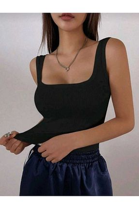 بلوز مشکی زنانه ساده Safir Giyim - کد 892389015
