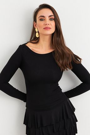 بلوز مشکی زنانه ساده Cool & Sexy - کد 890758663