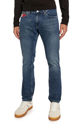 شلوار جین متالیک مردانه پاچه ساده Tommy Hilfiger - کد 862980604