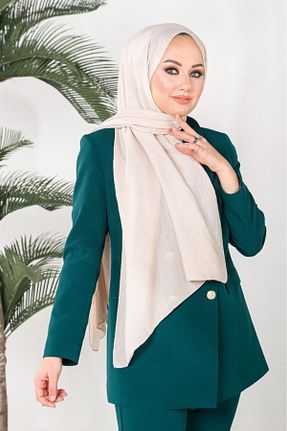 شال بژ زنانه پلی استر HAREM SCARF - کد 892642526